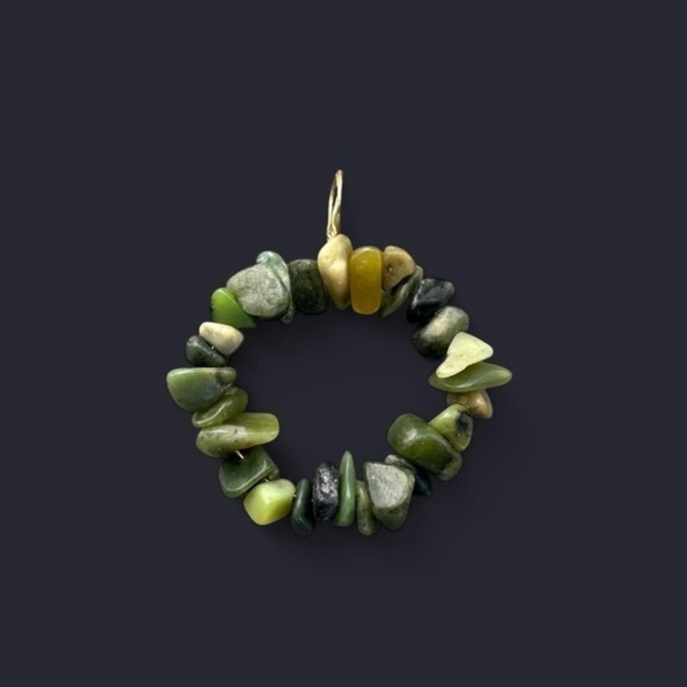 Serpentine Crystal Pendant